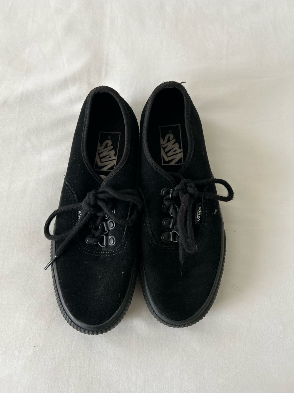Vans Black Kids Platform Lace-Up Sneakers - Picture 3 of 6